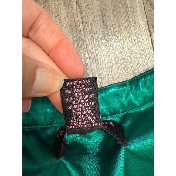 Signature Robbie Bee Baby Doll Y2K Silk Maxi Dress Whimsigoth RenFest Fairy 16 - Picture 5 of 12